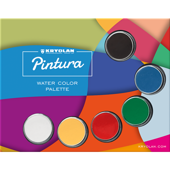 Pintura Water Color Tavolozza 6 Colori