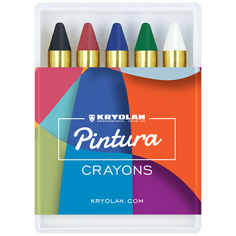 Pintura Crayons 5 colori