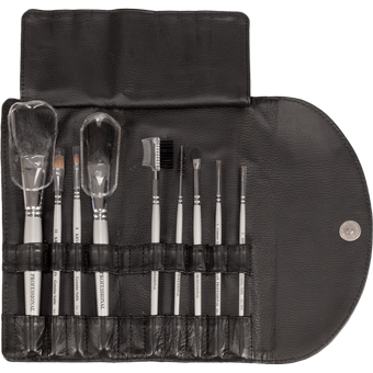 Leather Brush Set